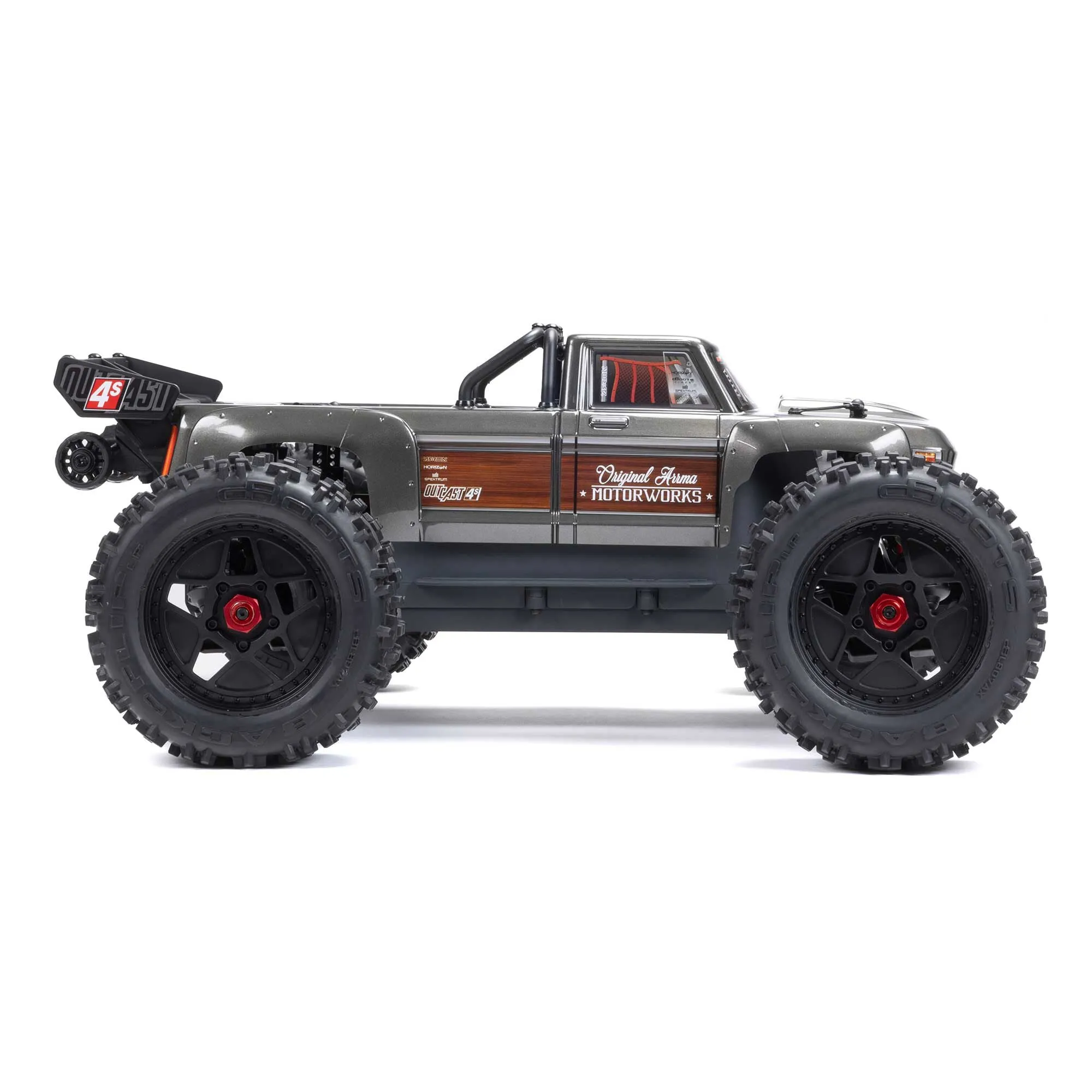Outcast 4X4 4s Brushless 1/10TH 4WD Stunt truck  Gunmetal grey