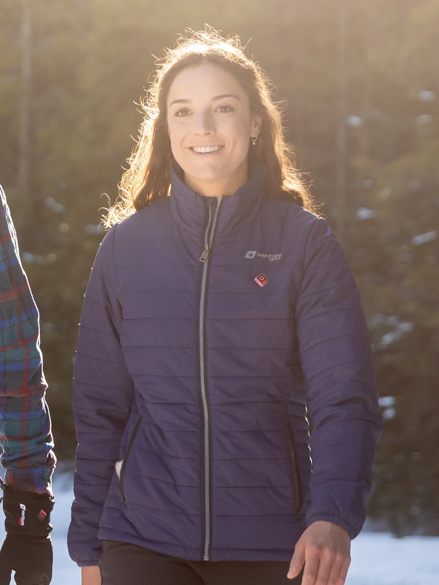 Women's 13W Heated Puffer Jacket  - Navy - FINAL SALE